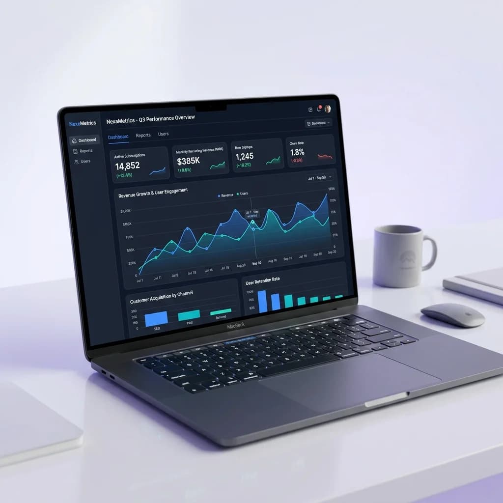 Dashboard de retención Kairoh para clínicas